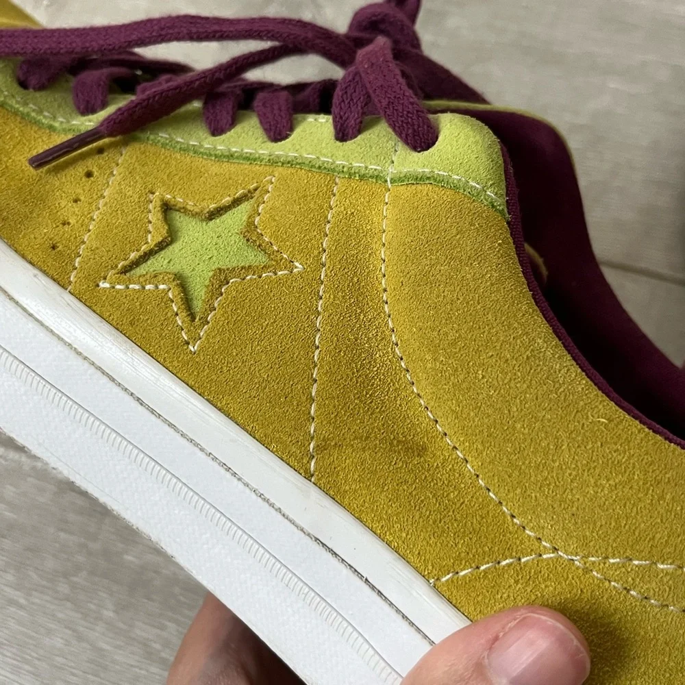 Converse One Star OX Sneakers - Apple Green/Sharp Green - Picture 9 of 9
